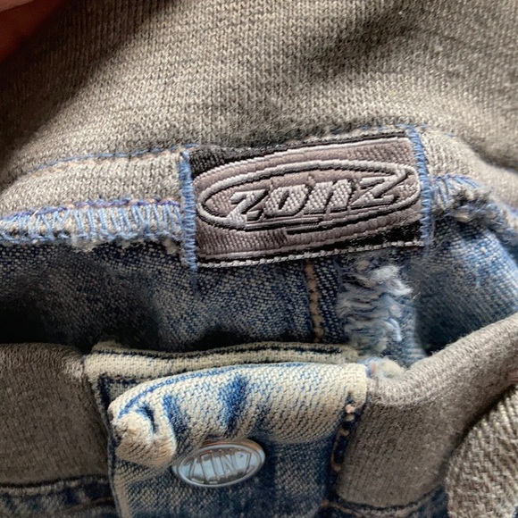 Zonz High Rise Drawstring Comfy Jeans Small - Picture 5 of 6